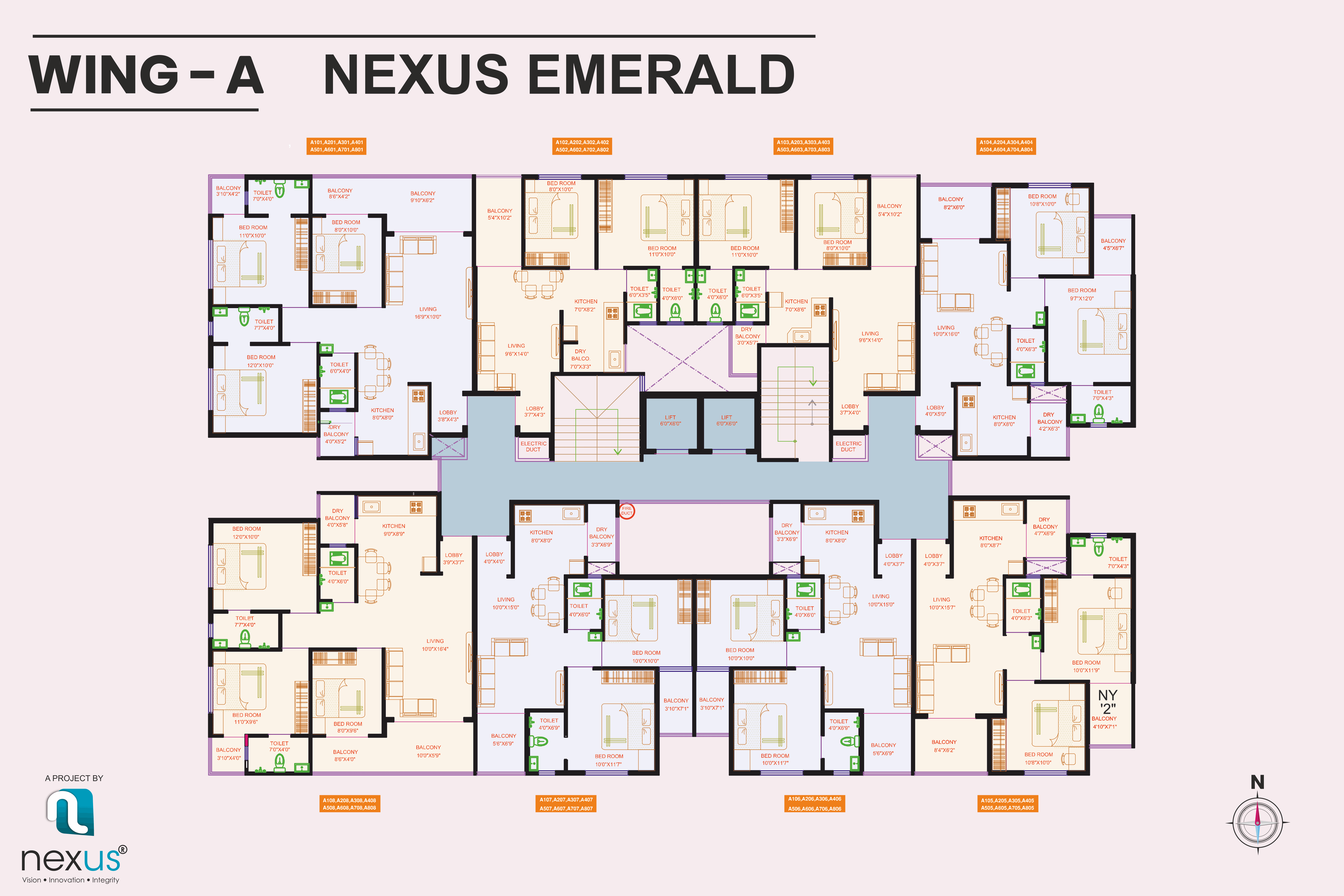 1st Floor Plan Wing-A